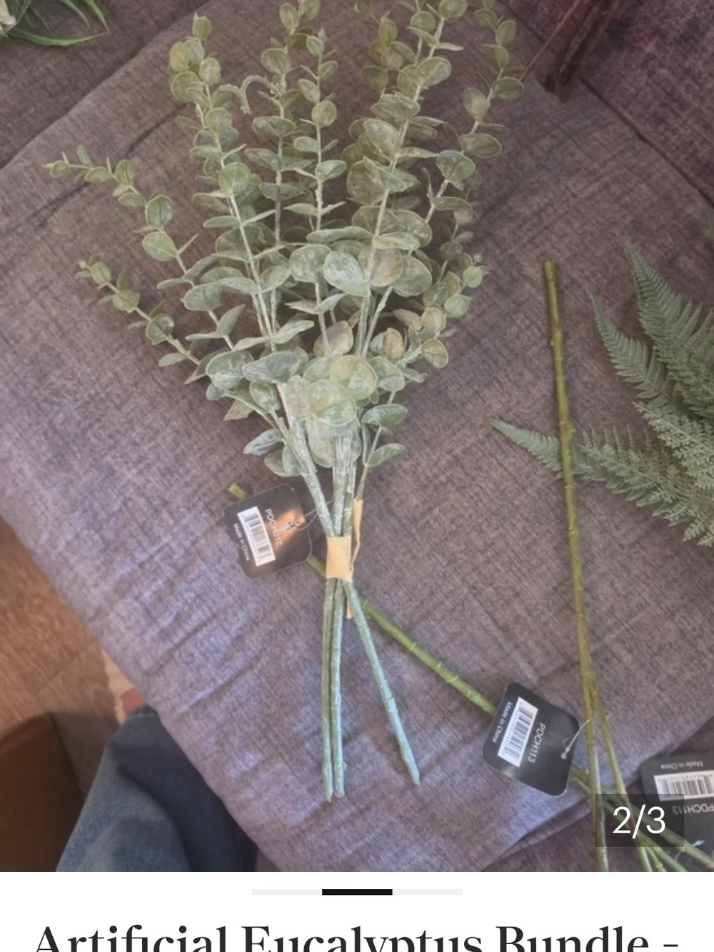 New Artificial Greenery And Flowers. Most Are From PD Homes. 16 Pieces.